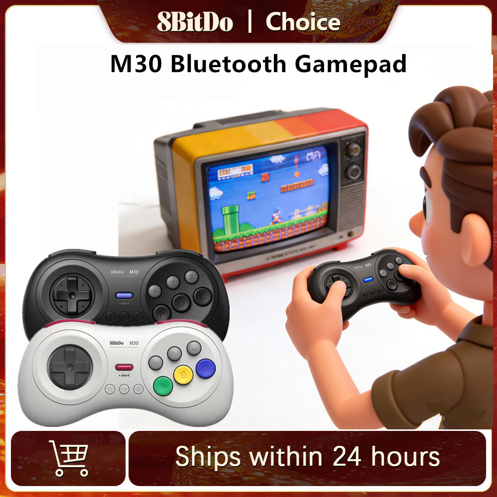 Smart Home Raspberry Pi - Kontroler Bluetooth 8Bitdo M30 Gamepad do