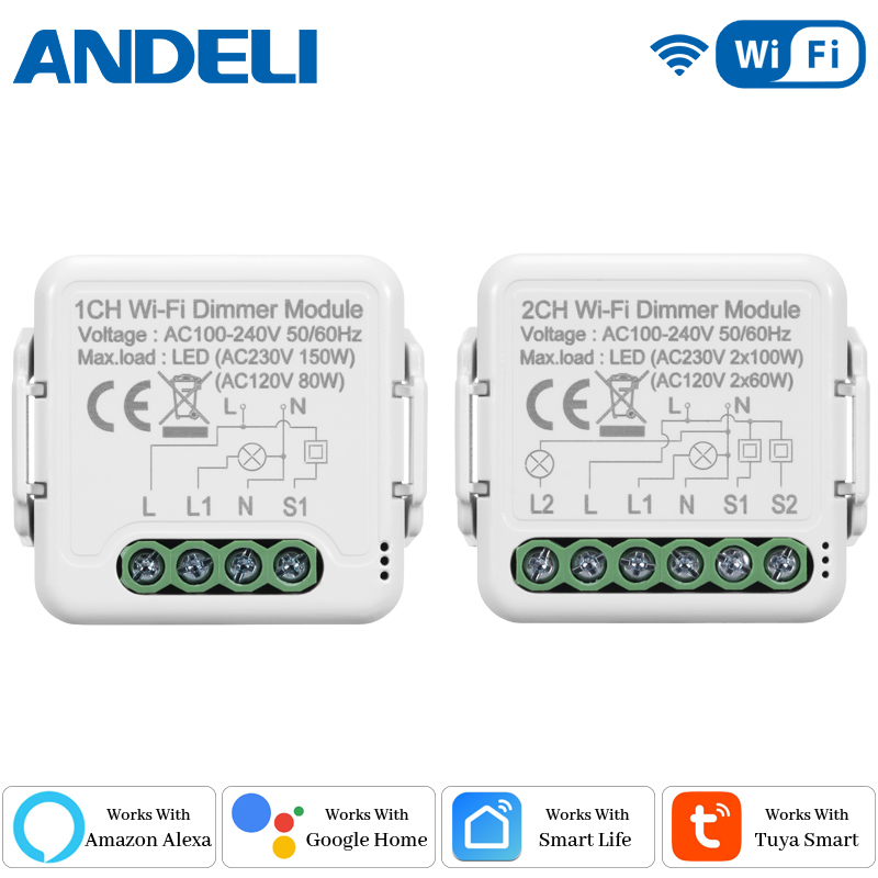 Smart Home Sistem - Moduł inteligentnego ściemniacza WiFi DIY, sterowanie