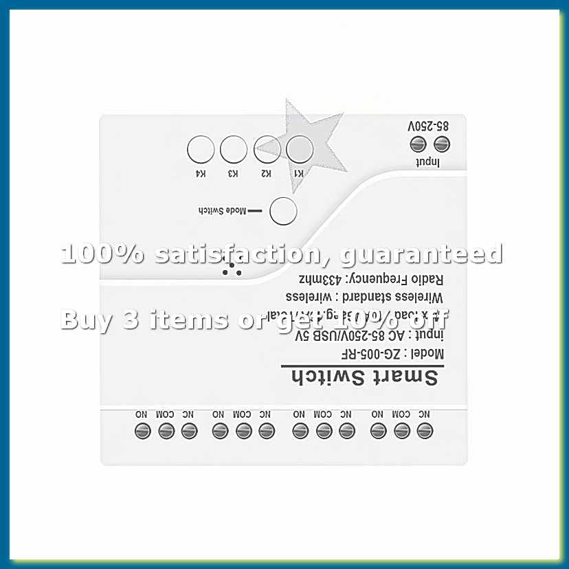 Tuya Smart Switch - Moduł inteligentnego włącznika światła Zigbee 4-kanałowy