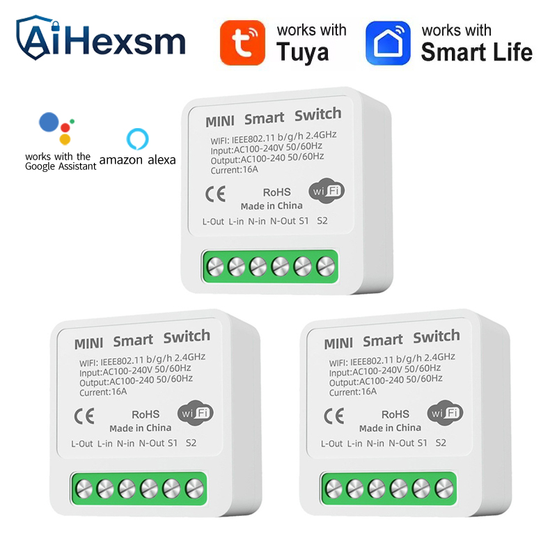 Smart Home Energy - Inteligentny przełącznik WiFi Tuya 16A, sterowanie