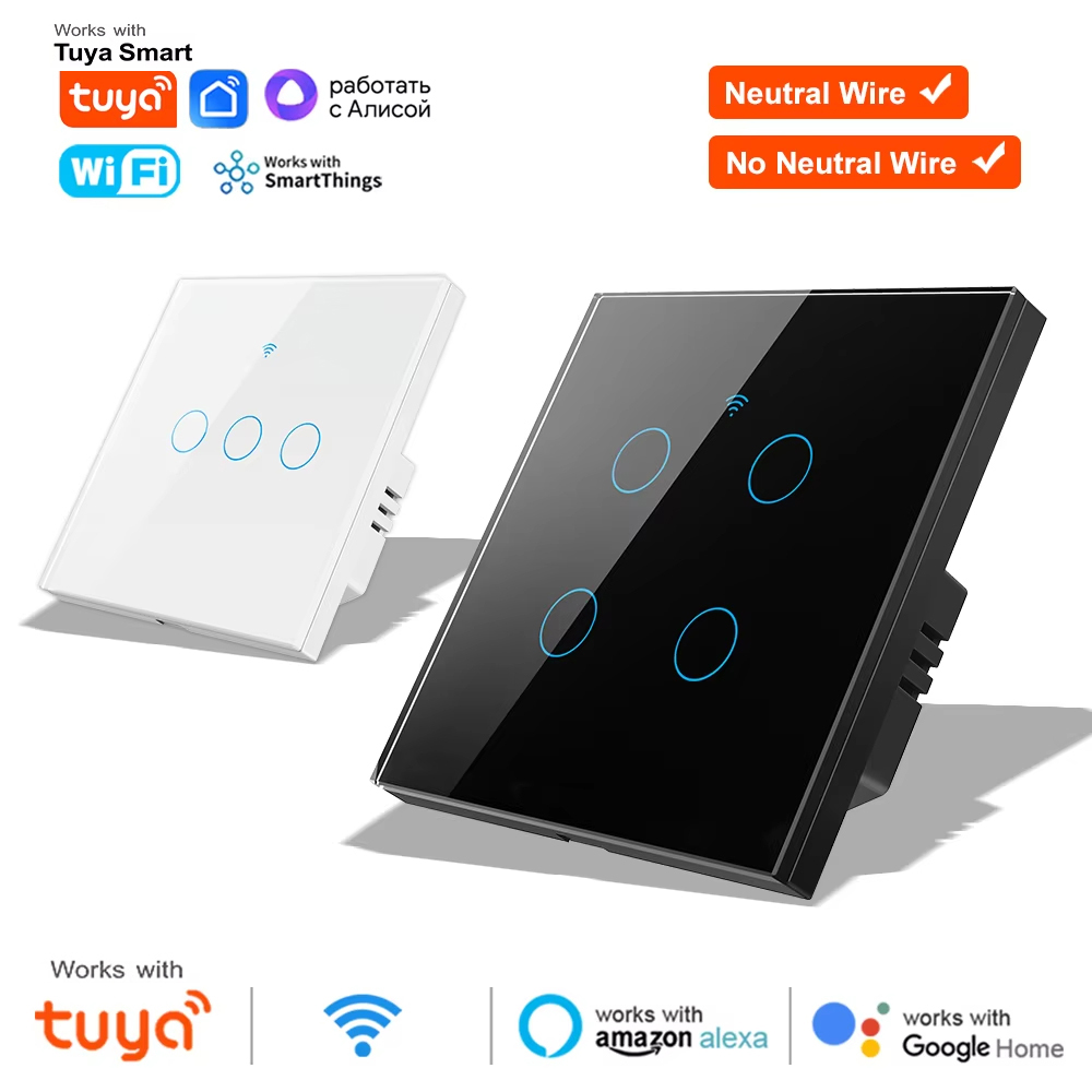 Tuya Smart Switch - Inteligentny włącznik dotykowy WiFi RF 433MHz