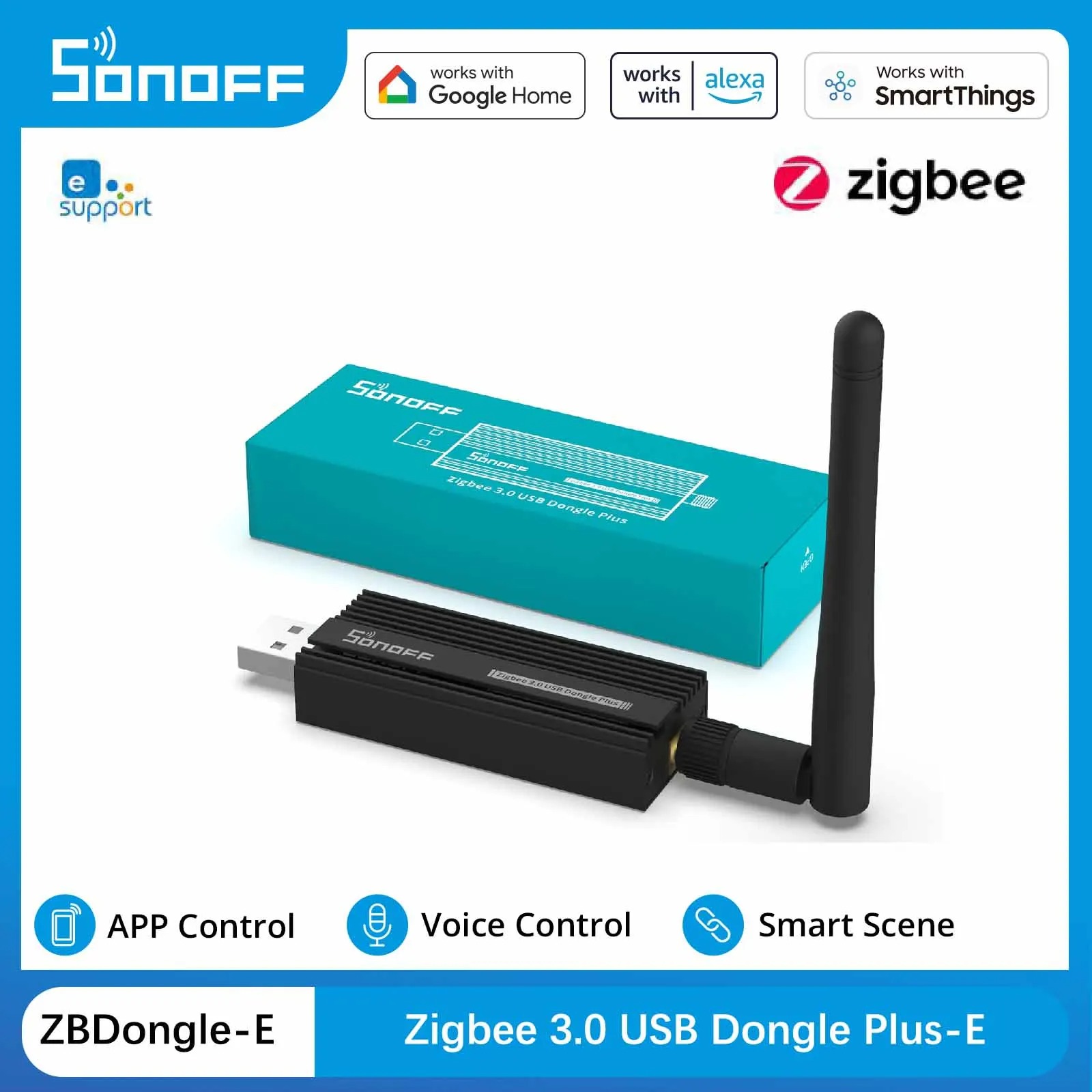 Smart Home Zentrale - Sonoff Zigbee 3.0 USB Dongle Plus