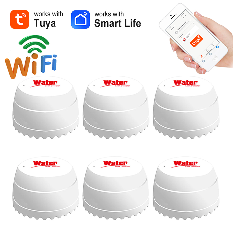 Smart Home Security System - Czujnik wycieku wody WiFi Tuya Inteligentny