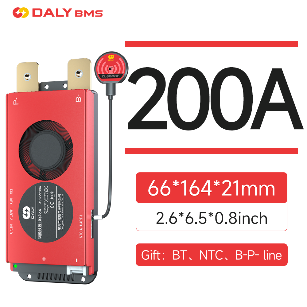 Smart Home Energy - Daly BMS 200A LiFePo4 4S 12V