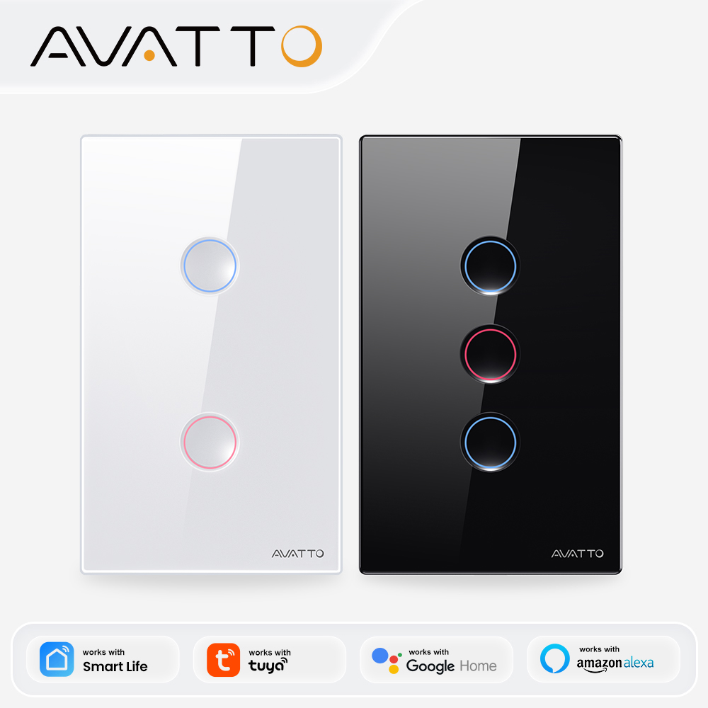 Tuya Smart Switch - AVATTO 1/2/3/4 Gangowy Inteligentny Włącznik Światła