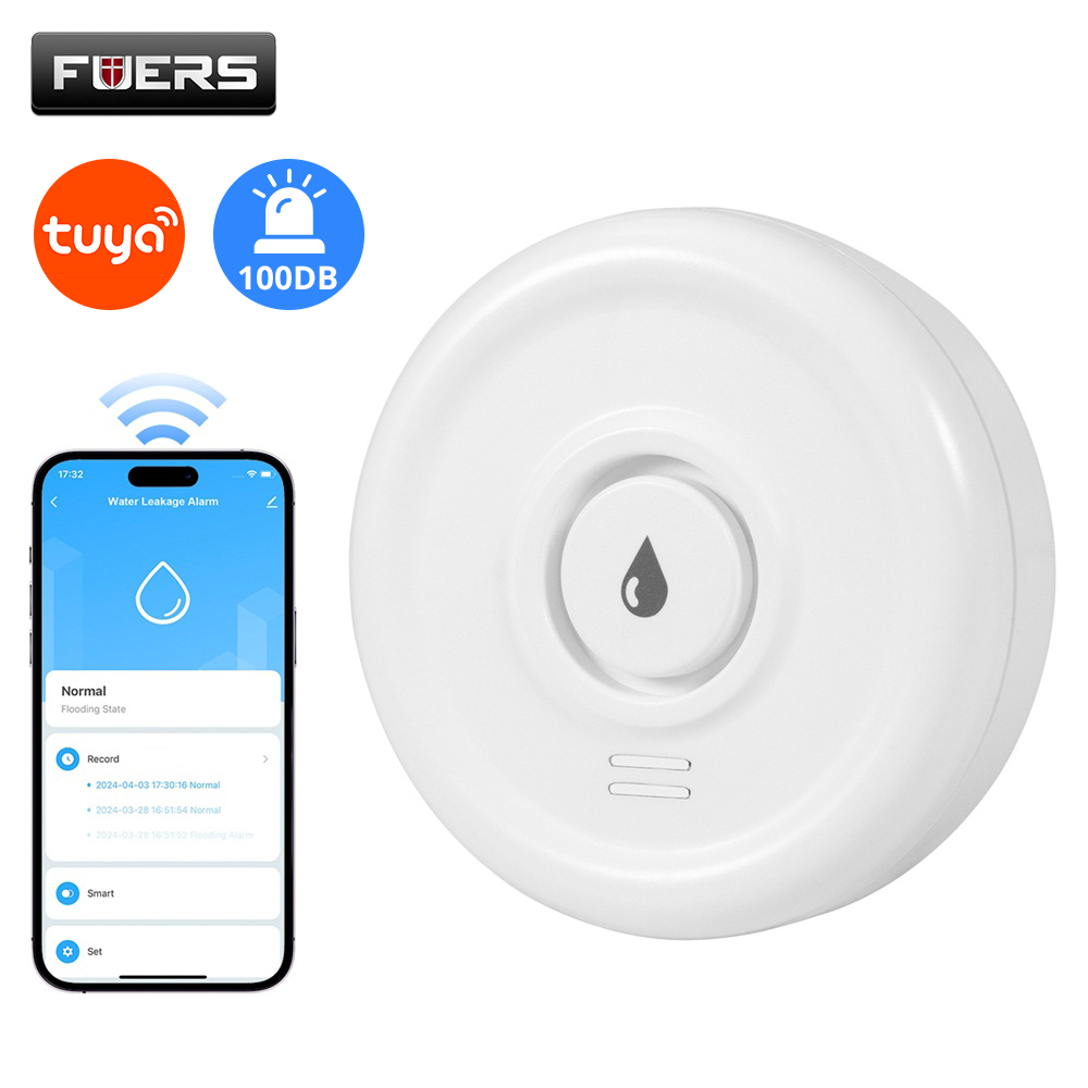 Smart Home Security System - Fuers Detektor wycieku wody Inteligentny alarm