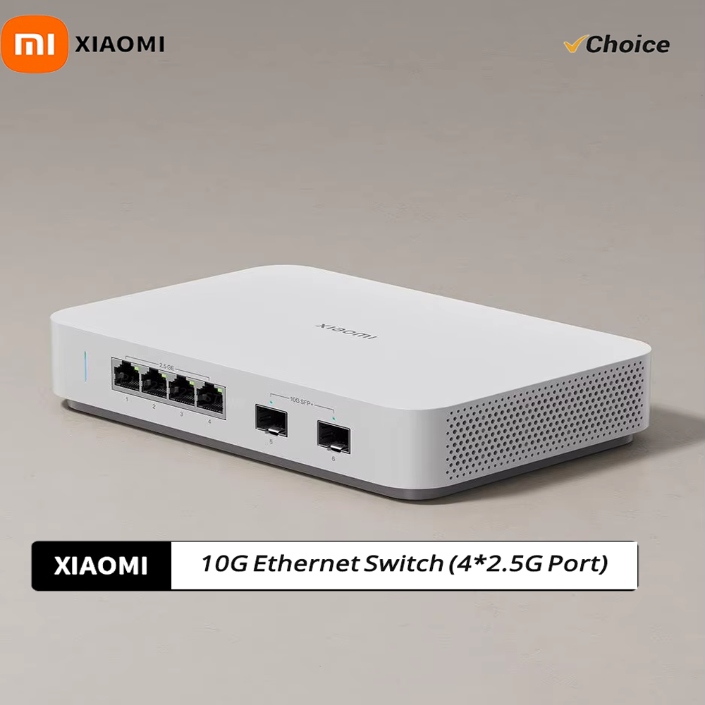 Smart Home Hub 2 - NOWY Xiaomi 10G Ethernet Switch 4×2.5G+2×10GMbps