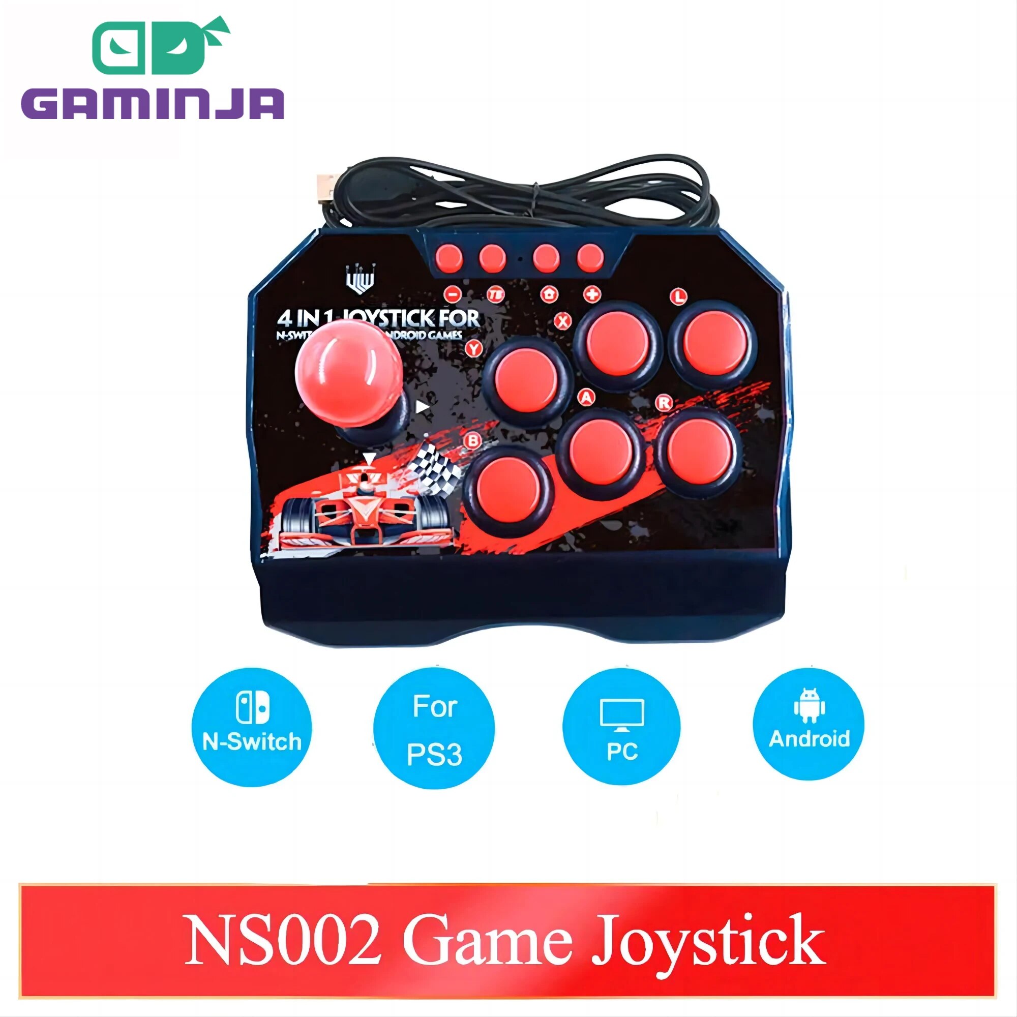 Smart Home Raspberry Pi - GAMINJA NS002 4 w 1 retro