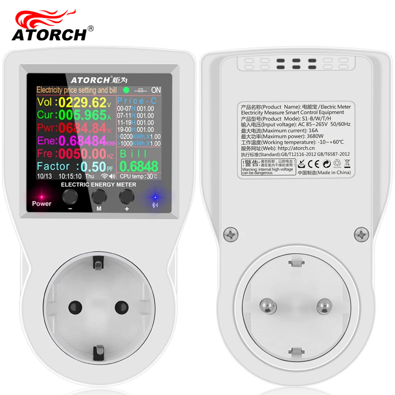 Smart Home Energy App - ‌ Tuya WiFi inteligentne gniazdo 16A