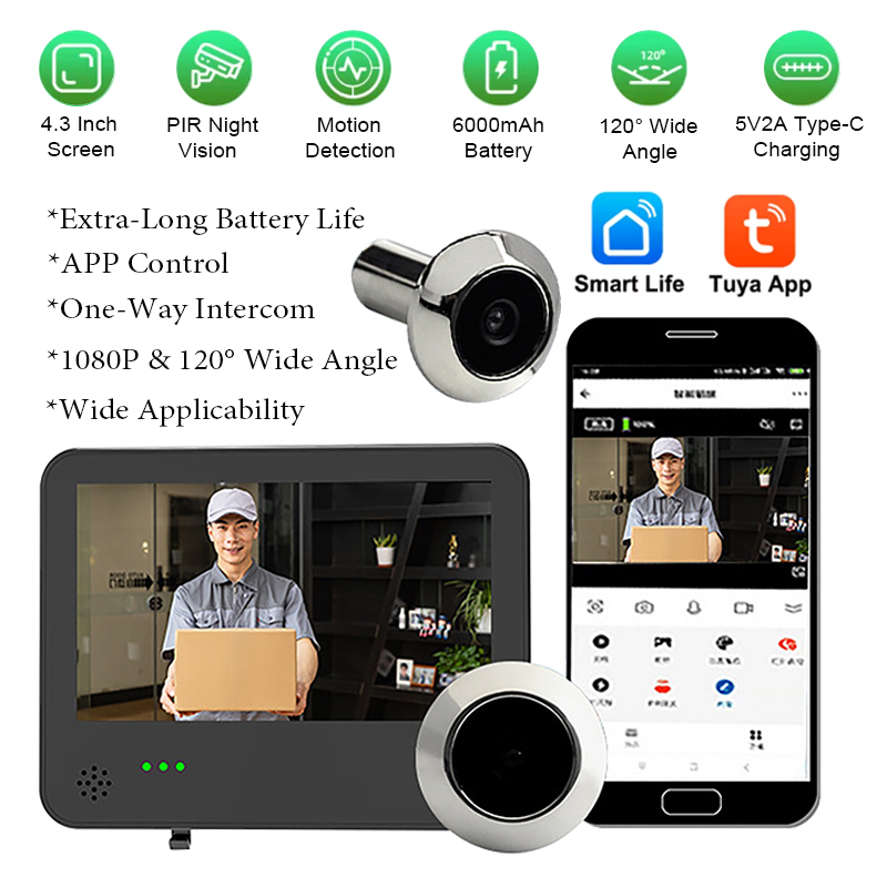 Wifi Doorbell Camera - Inteligentny dzwonek wideo Tuya Smart WIFI