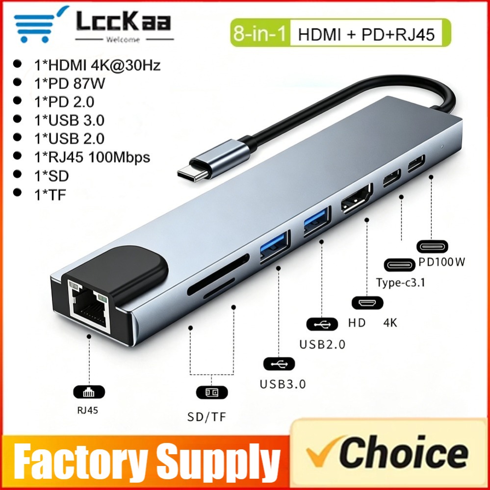 Smart Home Hub 2 - Hub USB-C 8w1/2 7w1/2 Typ C