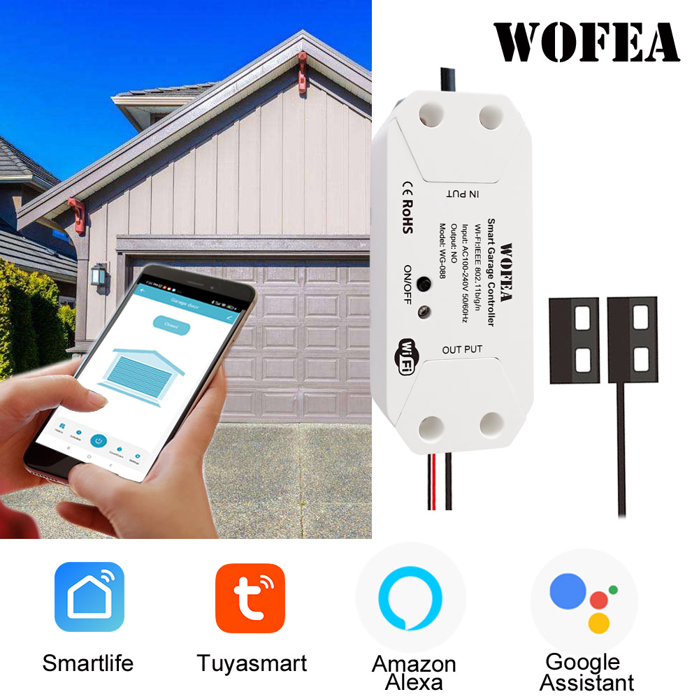 Smart Home Zentrale - Wofea Tuya Inteligentny Sterownik Bramy Garażowej