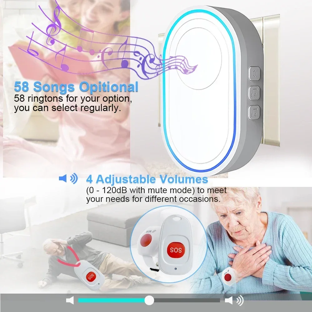 Bezprzewodowy pager dla opieku – Smart Home Security System recenzja i cena