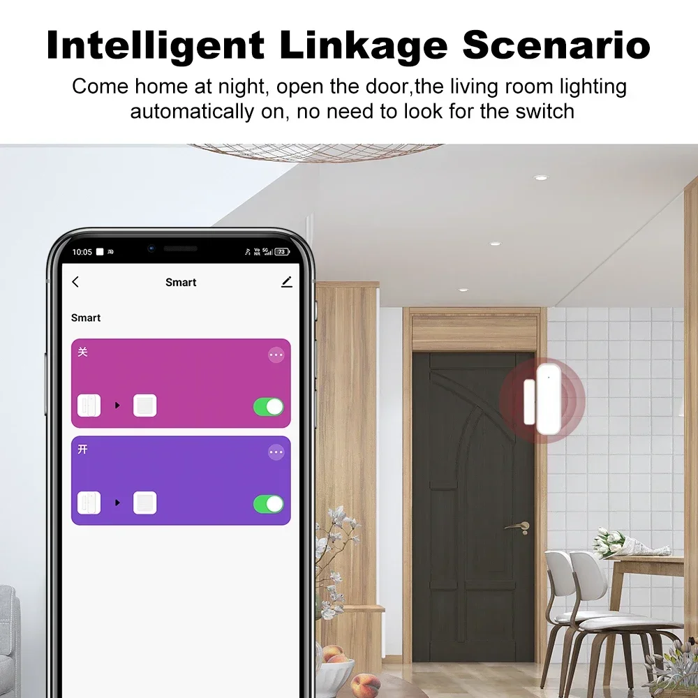 Czujnik otwarcia drzwi/okna Zi – Smart Home Security System recenzja i cena