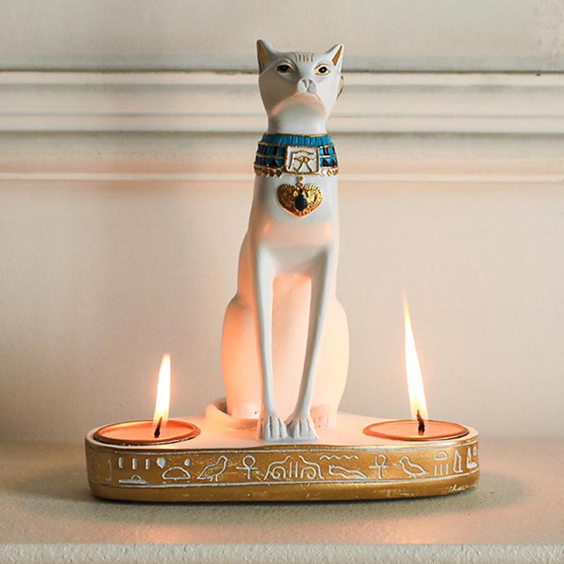 Egipski kot świecznik figurka  – Smart Home Decor recenzja i cena