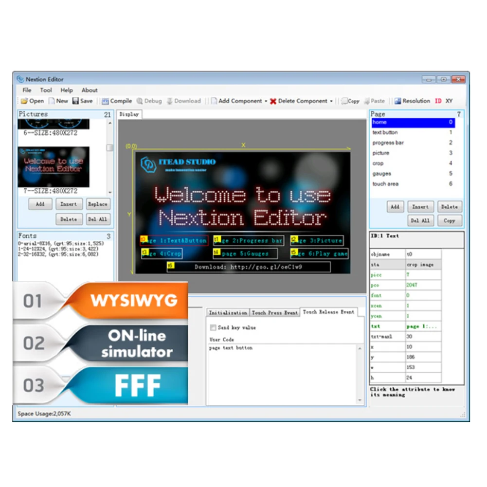 Wyświetlacz dotykowy Nextion 3 – Smart Home Model Project recenzja i cena