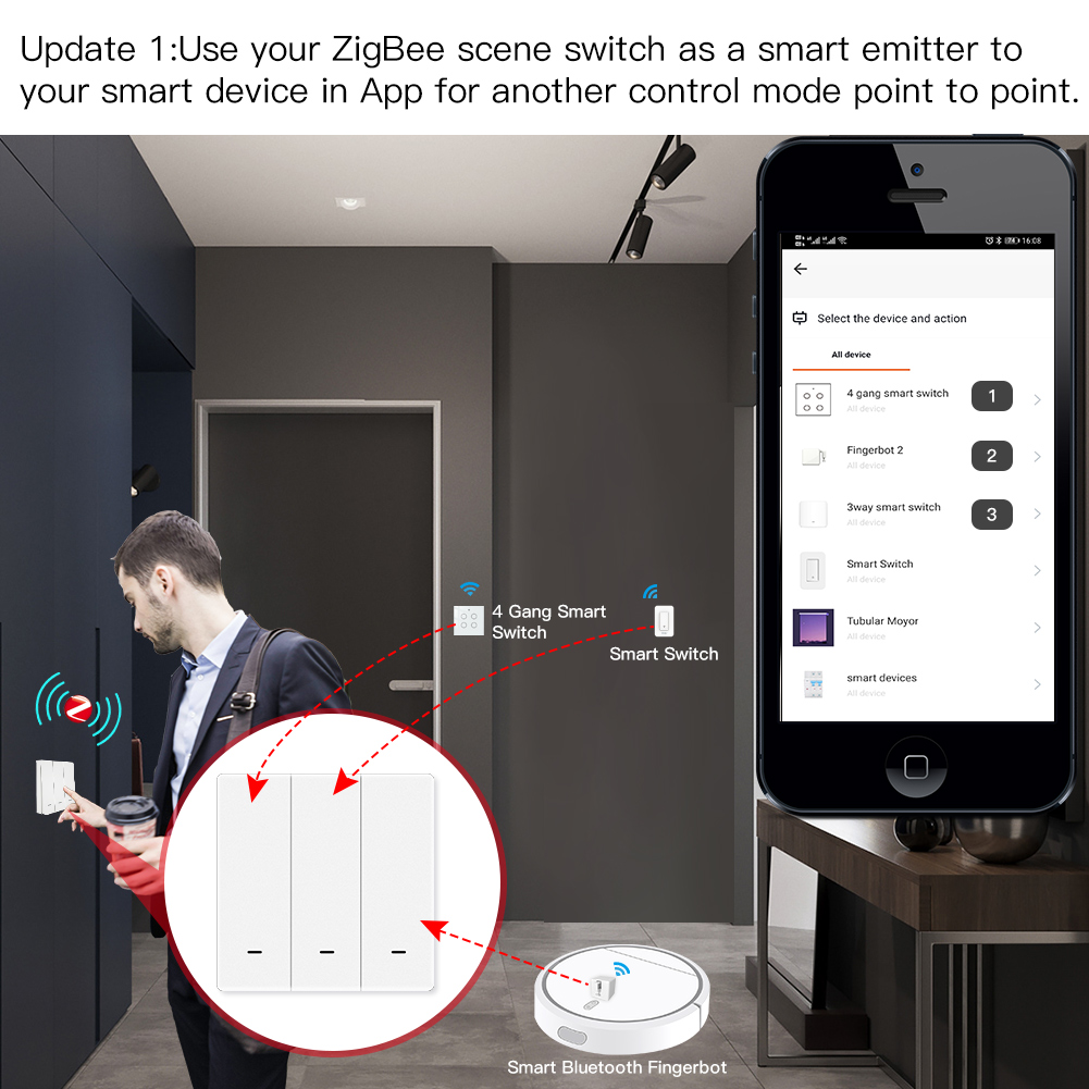 Przełącznik scen ZigBee Tuya M – Tuya Smart Switch recenzja i cena