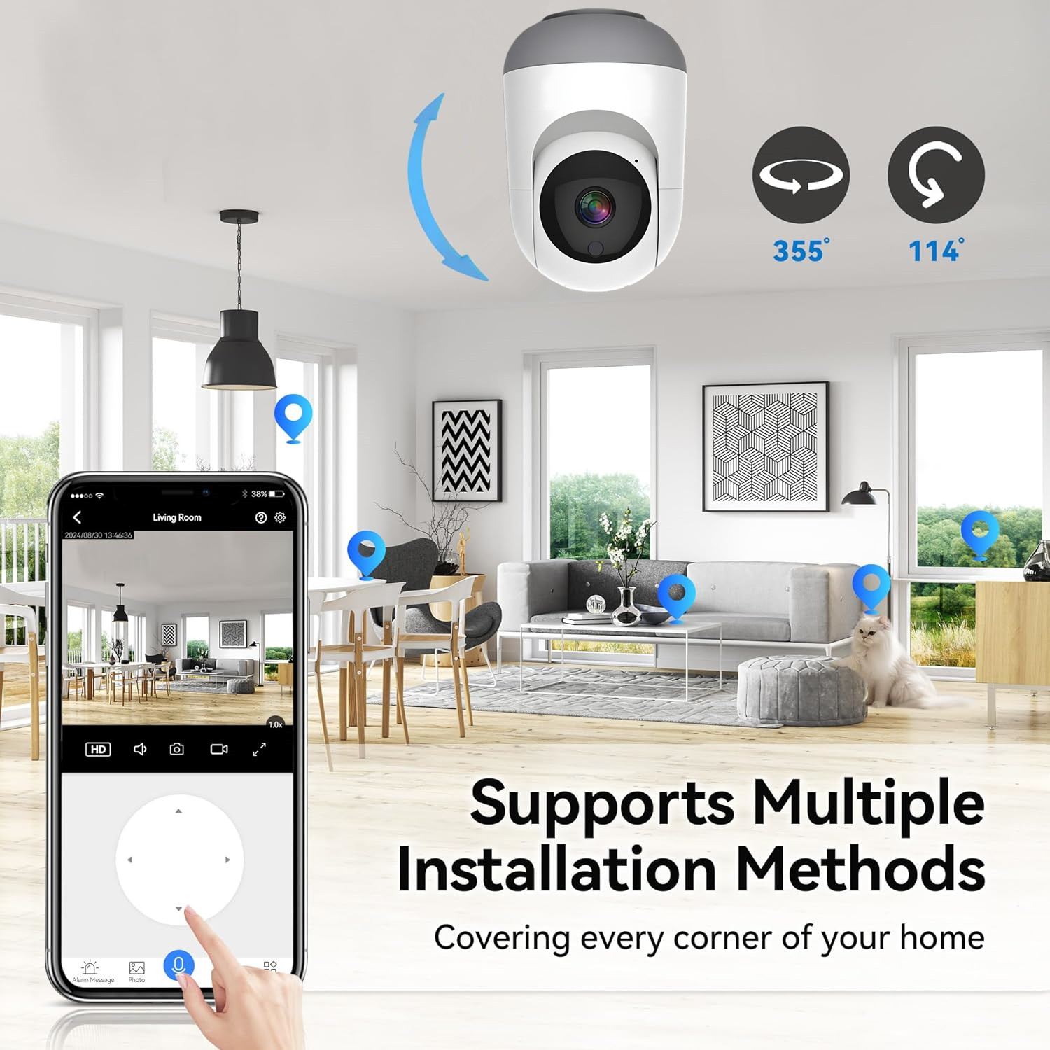 Kamera WiFi Tuya 4MP, dwuzakre – Eufy Camera E220 recenzja i cena