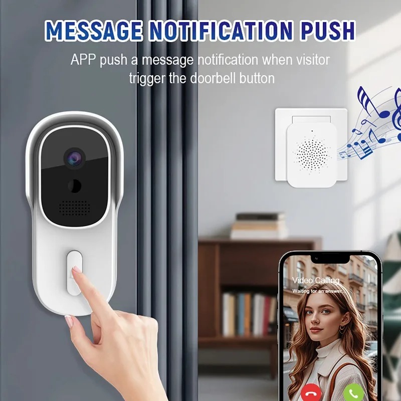 Szerokokątny wideodomofon WiFi – Wifi Doorbell Camera recenzja i cena
