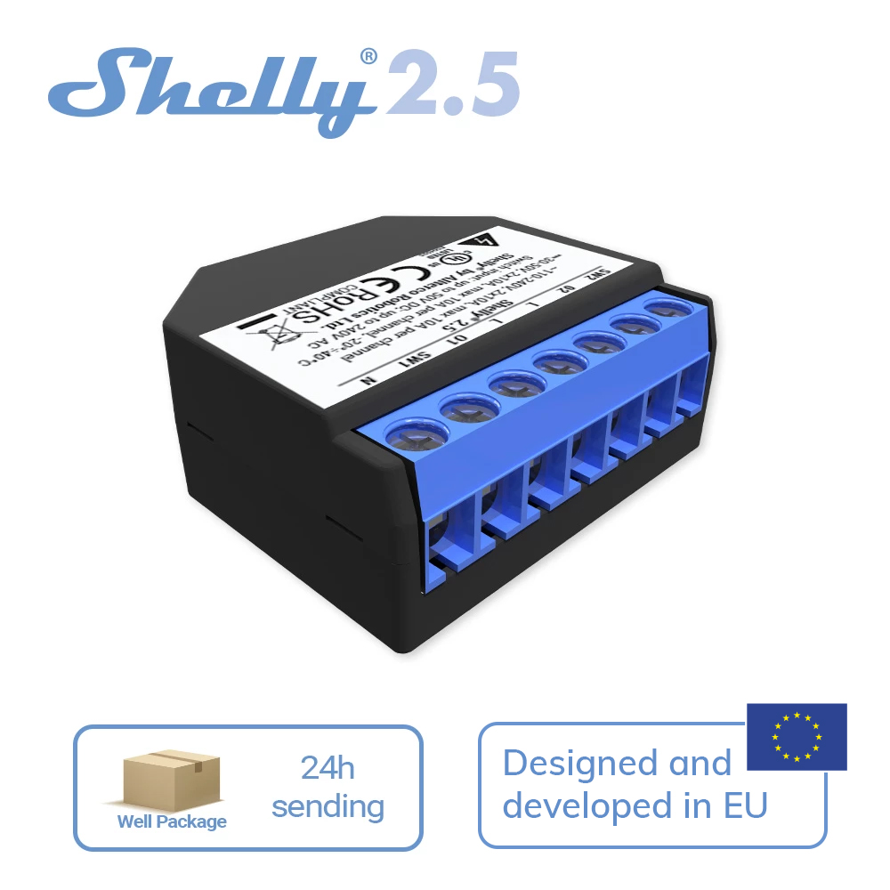 Shelly 2.5 Smart Home Podwójny – Smart Home Open Source recenzja i cena