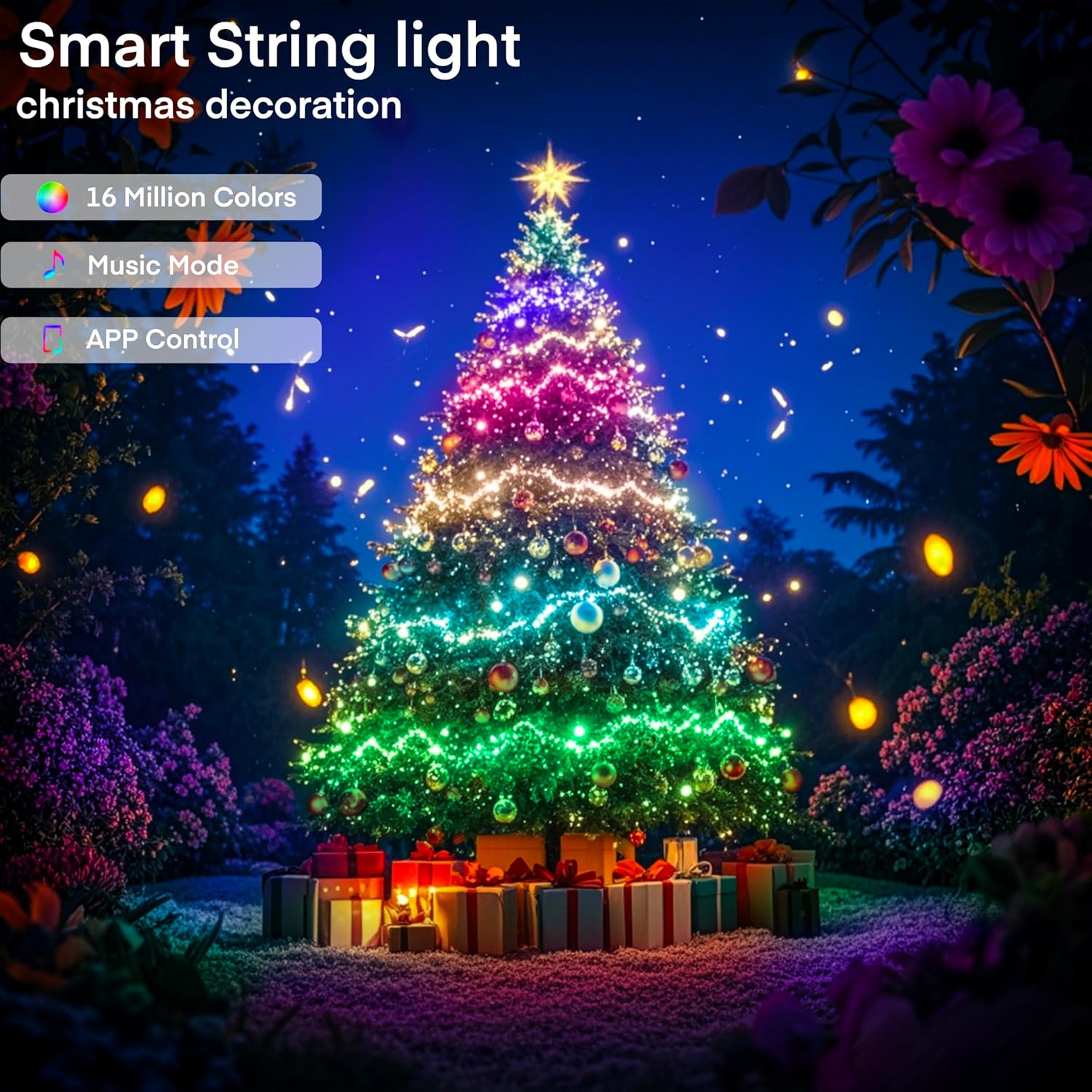 Świetlna girlanda LED WS2812B  – Smart Home Decor recenzja i cena