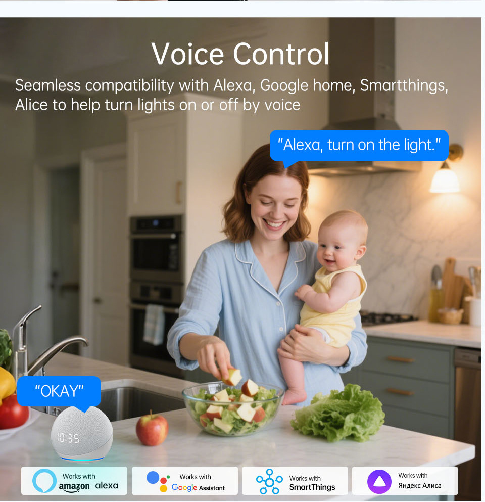 1 2 3 4 Gang WiFi RF 433mhz Do – Tuya Smart Switch recenzja i cena