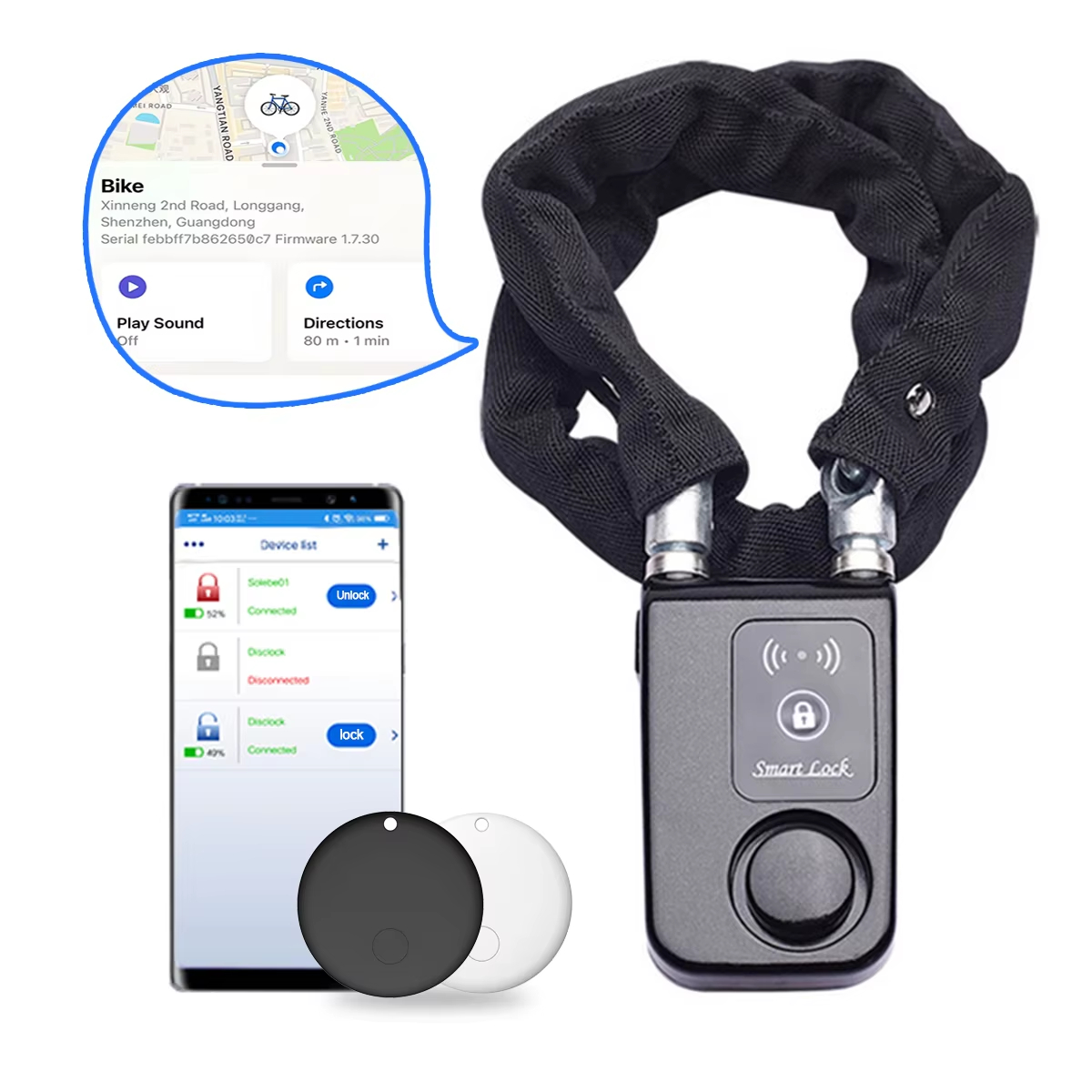 Blokada rowerowa z alarmem 110 – Smart Home Group recenzja i cena