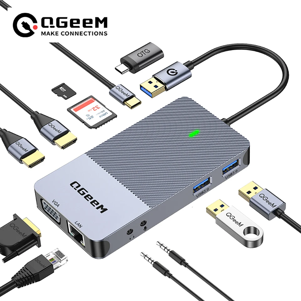 Stacja dokująca QGeeM USB 3.0, – Smart Home Hub 2 recenzja i cena