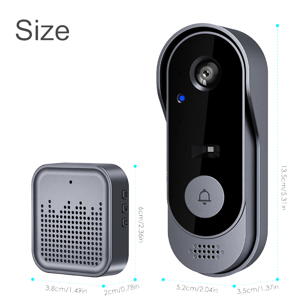 Aplikacja Tuya, kąt widzenia 1 – Wifi Doorbell Camera recenzja i cena