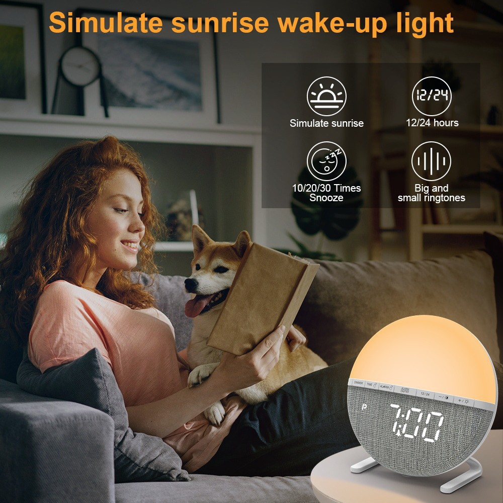 LED-owy budzik ze światłem świ – Smart Home Simulation recenzja i cena