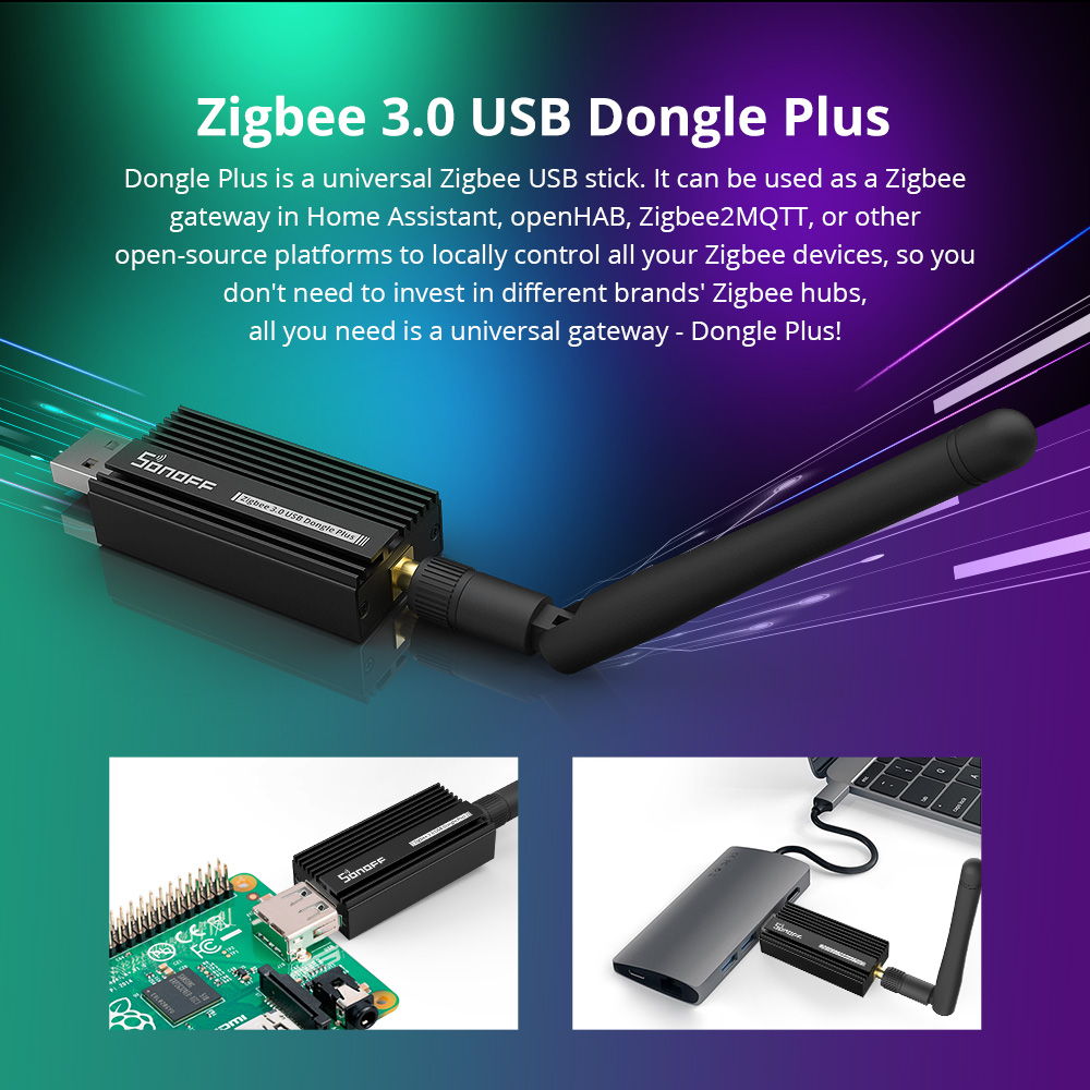 SONOFF Zigbee 3.0 USB Dongle P – Smart Home Zentrale recenzja i cena