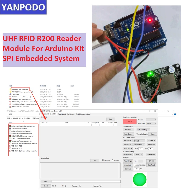 Moduł czytnika RFID UHF z chip – Smart Home Raspberry Pi recenzja i cena