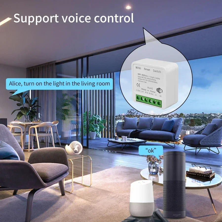 Wyłącznik WiFi Tuya Smart 16A  – Smart Home Remote Control recenzja i cena