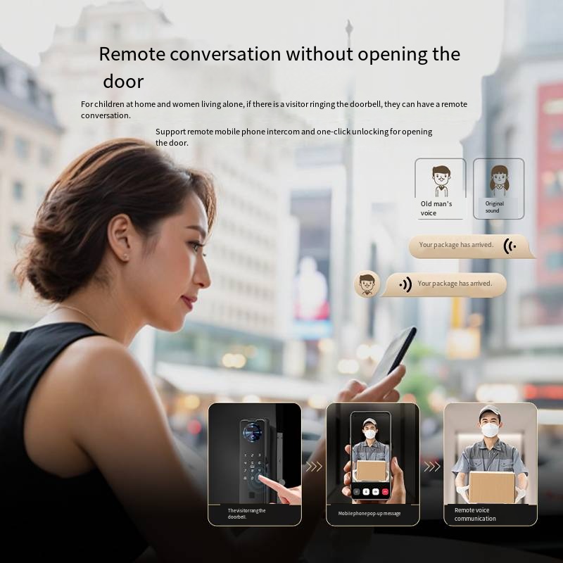 Inteligentny zamek elektronicz – Wifi Doorbell Camera recenzja i cena