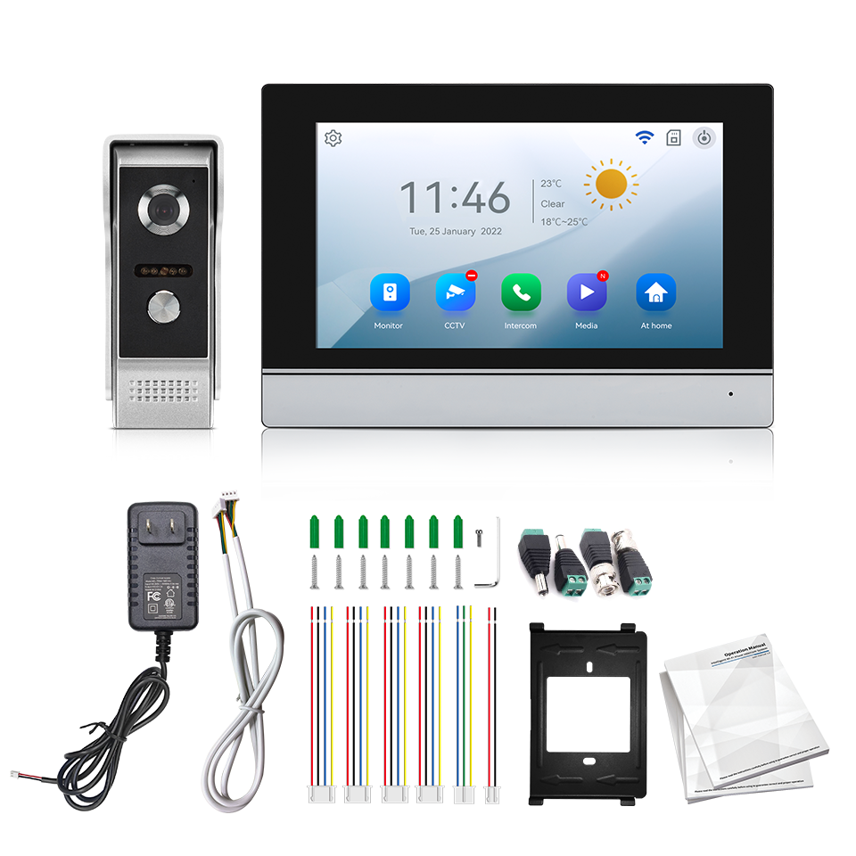 7-calowy ekran IPS, 2MP, zdaln – Wifi Doorbell Camera recenzja i cena