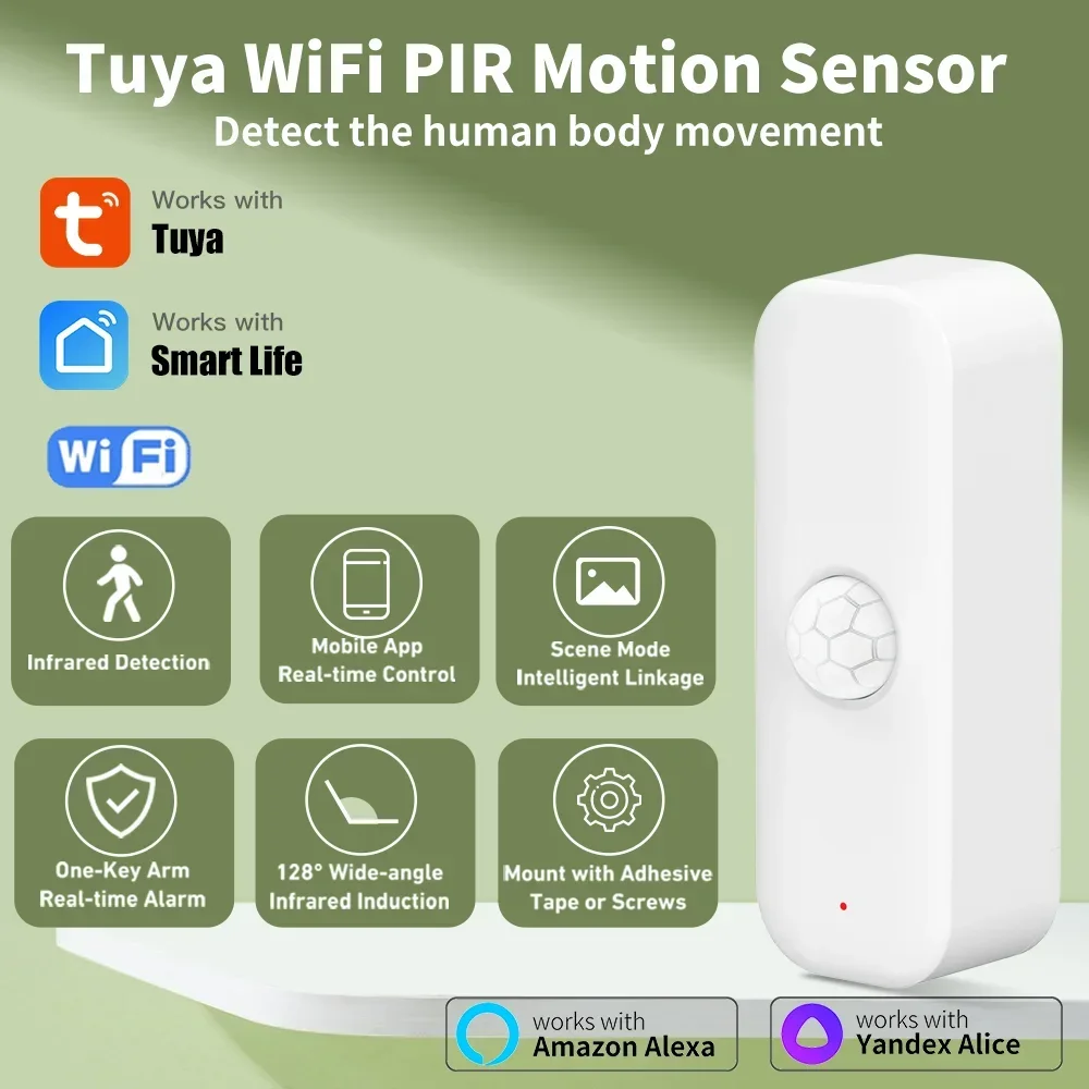 Tuya WiFI Czujnik ruchu PIR In – Smart Home Outdoor recenzja i cena